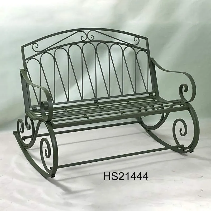 Ghế xích đu kim loại ngoài trời